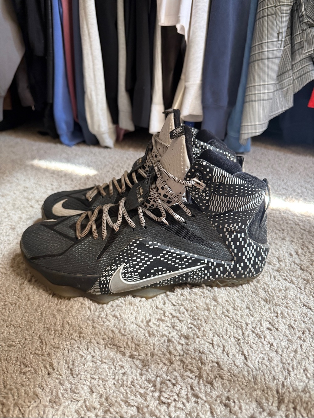 Nike LeBron 12 BHM sneakers BHM